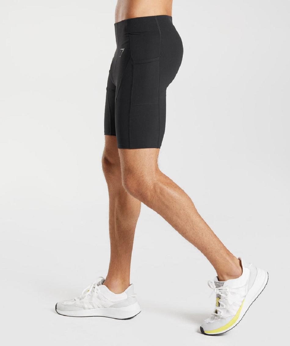 Pantalones Cortos Gymshark Control Baselayer Hombre Negras | CO 3830XYU